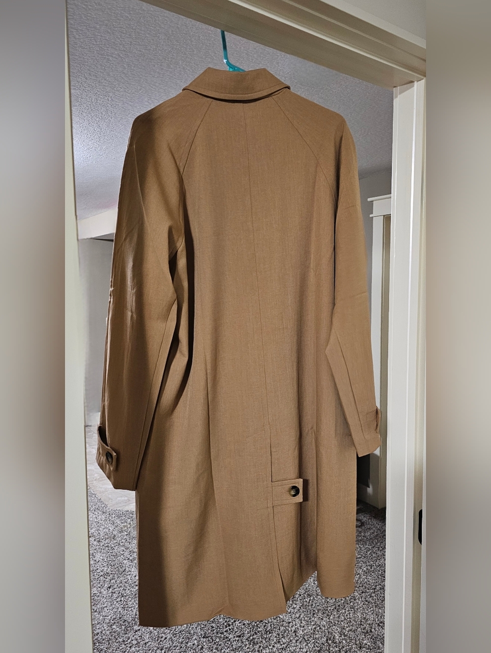 Hem & Thread Camel Trench Coat - Picture 8 of 8